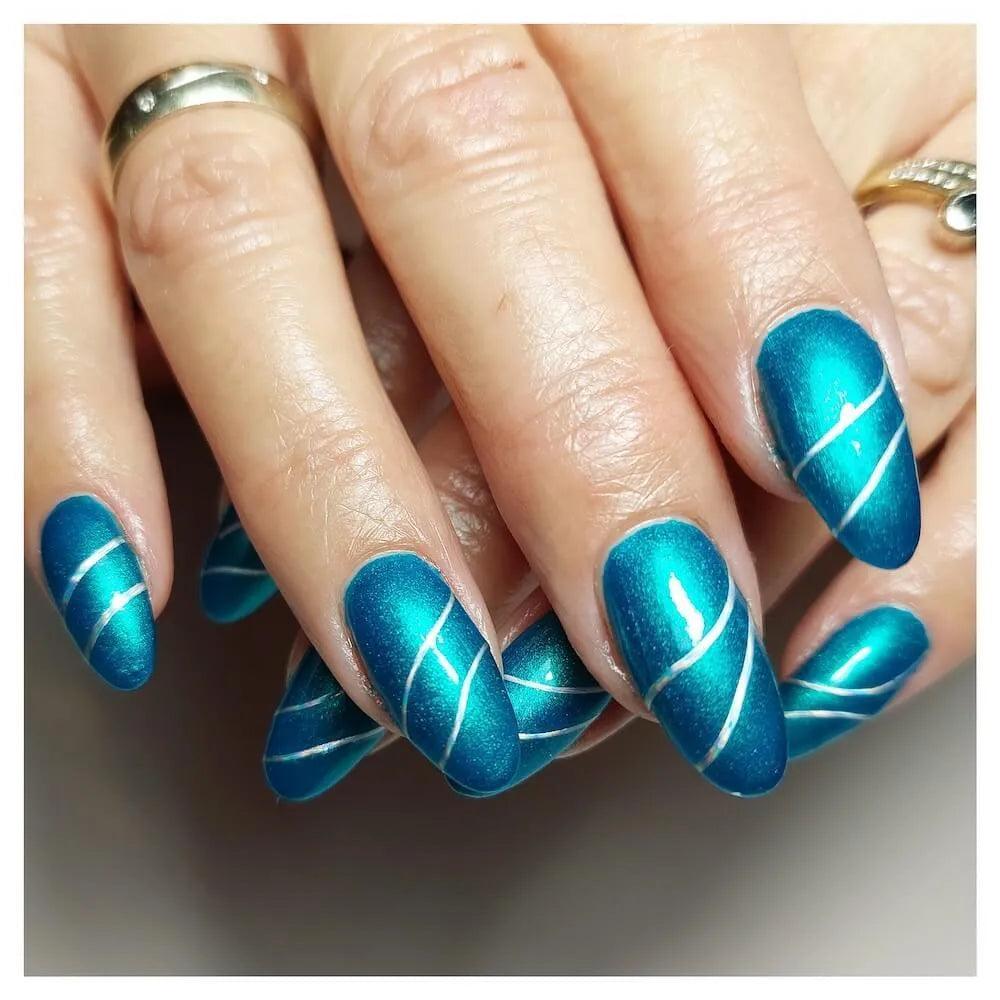 #654 Premium-EFFEKT Color Gel 5ml Blaugrün - MSE - The Beauty Company