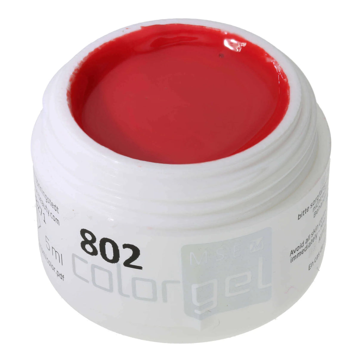 #802 < t5>remium-PURE Color Gel 5ml Rot