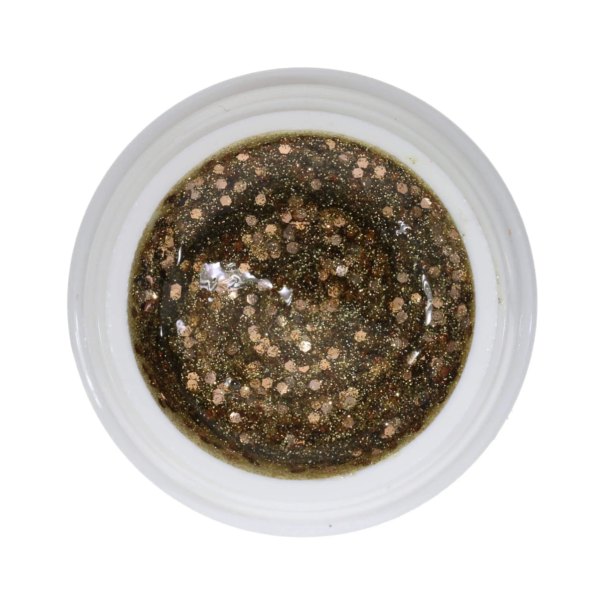 #260 Premium-GLITTER Color Gel 5ml Kupferglitter in grob und fein