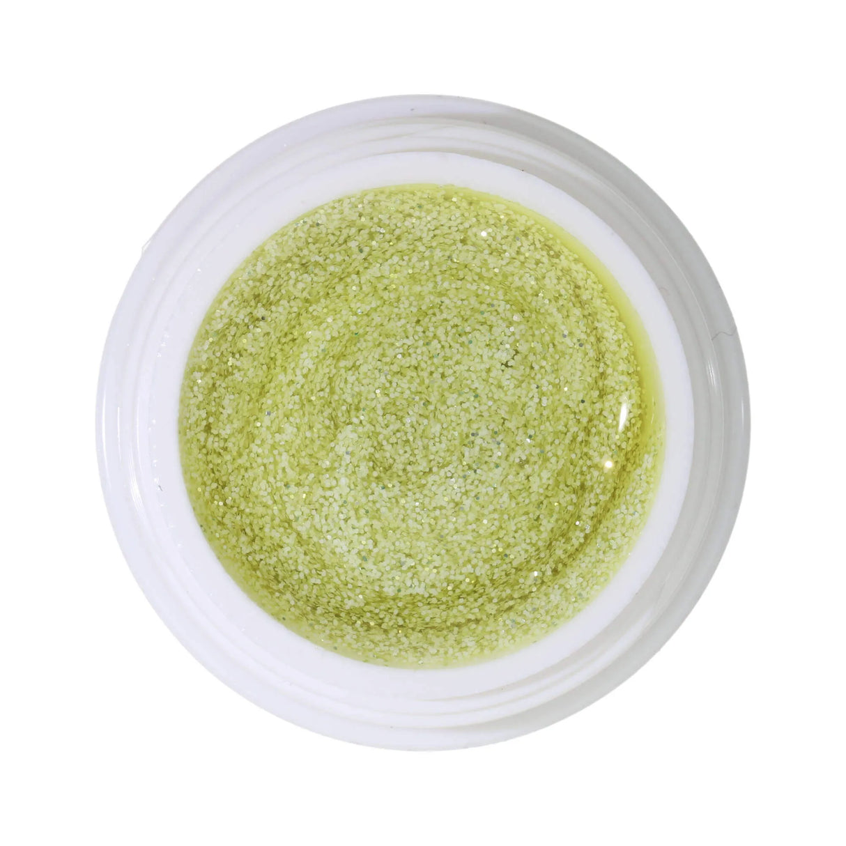 #291 <<< t47>42>5>remium-GLITTER Color Gel 5ml Hochzeitsglitter Weiss + Gold