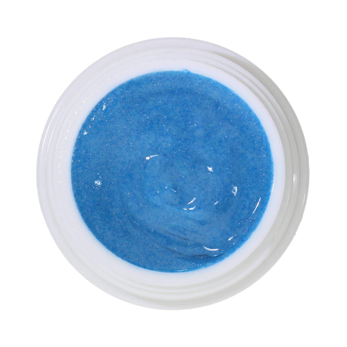 #301 <<< t69>54>5>remium-GLITTER Color Gel 5ml Karibisches Blau mit grün/blau Glitter