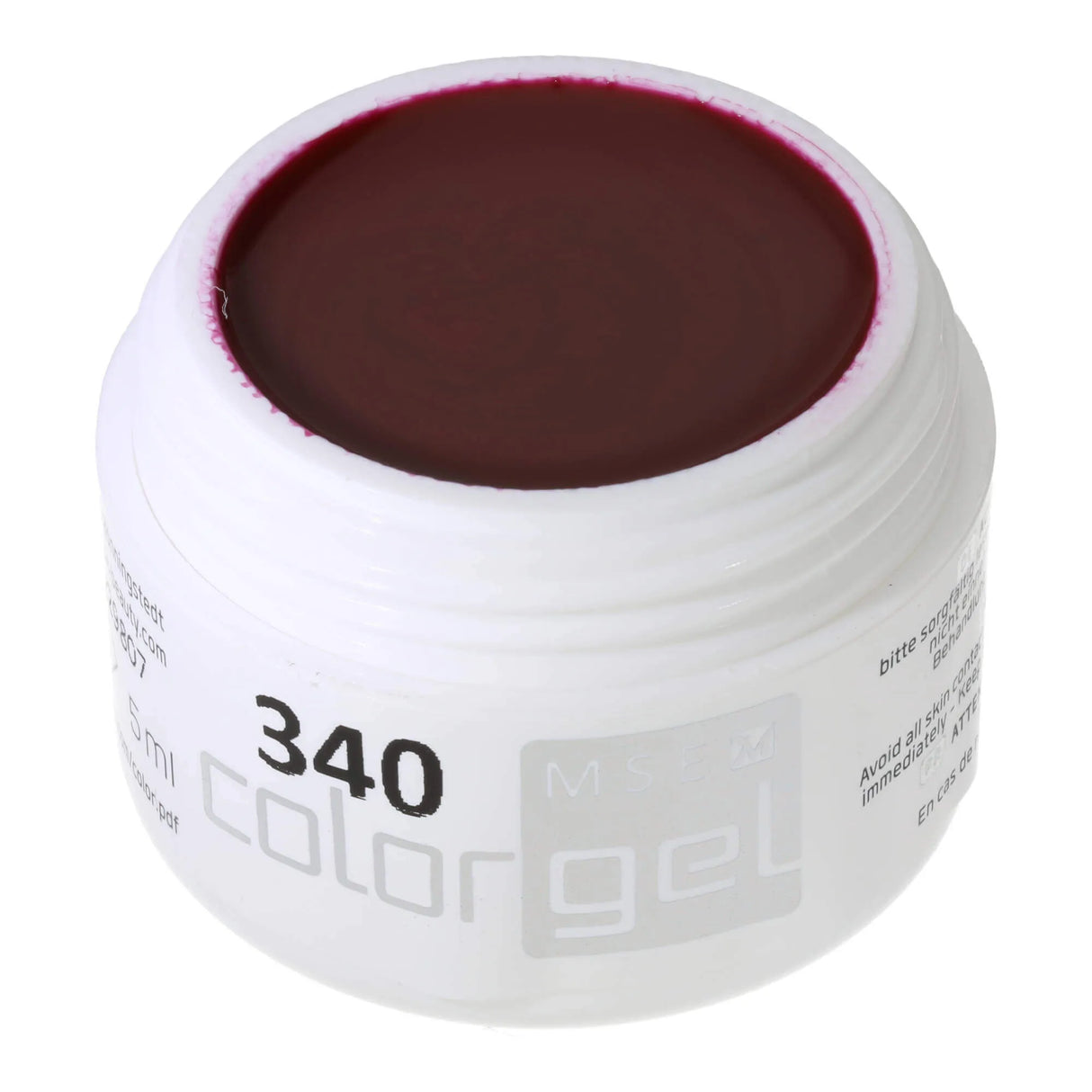 #340 Premium-PURE Color Gel 5ml Bordeaux Red