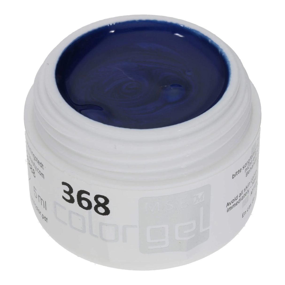 #368 << t49>5>remium-EFFEKT Color Gel 5ml Dunkles Blau mit dezentem Schimmer