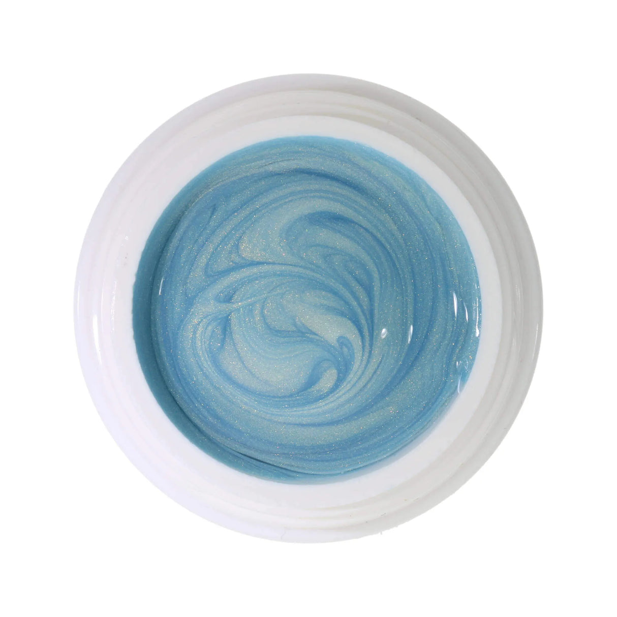 #375 <<<< t53>47>37>5>remium-EFFEKT Color Gel 5ml Zarter Türkiston mit leichtem Goldschimmer