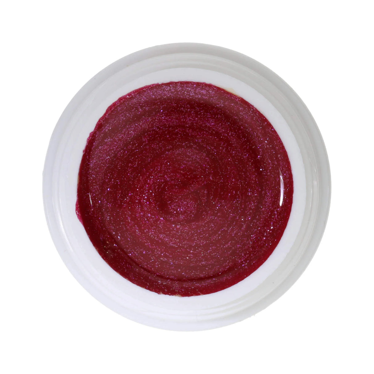 #412 <<< t61>49>5>remium-EFFEKT Color Gel 5ml Dunkles Pink mit feinem Glitzerpartikeln