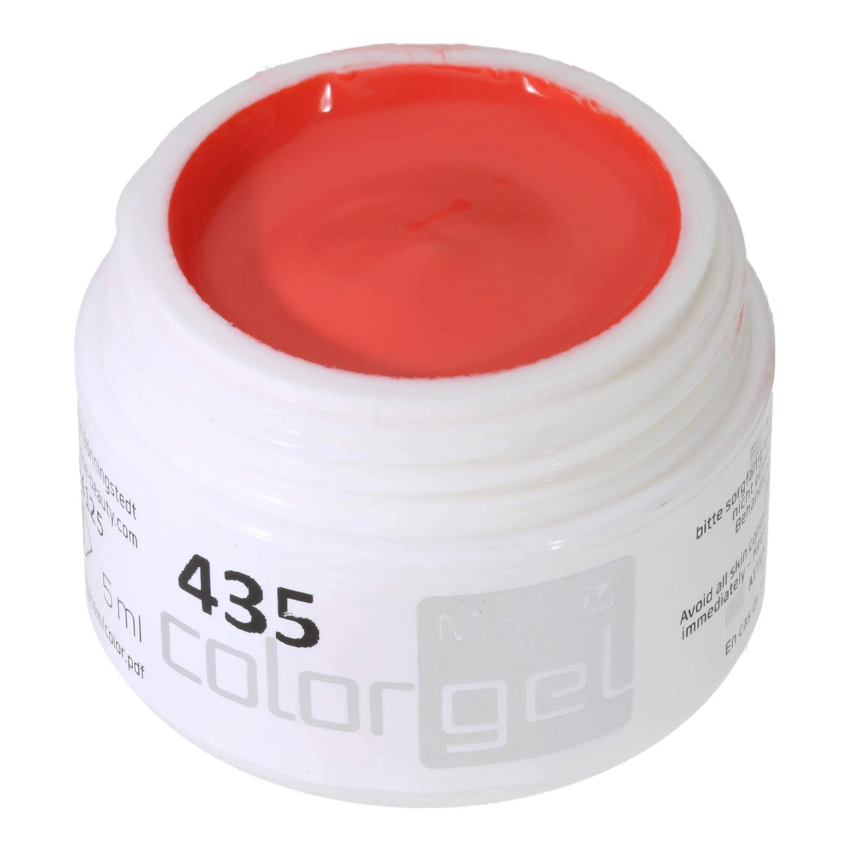 #435 < t5>remium-PURE Color Gel 5ml Rot