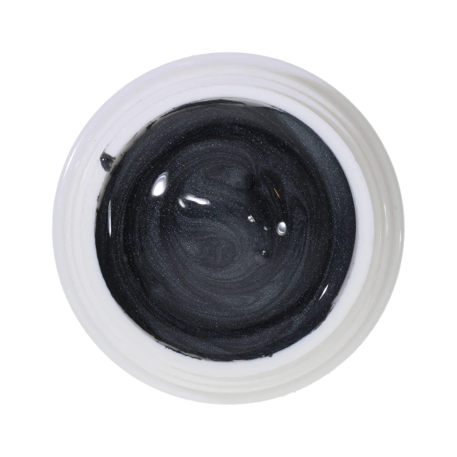 #471 << t48>5>remium-EFFEKT  Color  Gel 5ml  Schwarzgrau  mit dezentem  Perlglanz