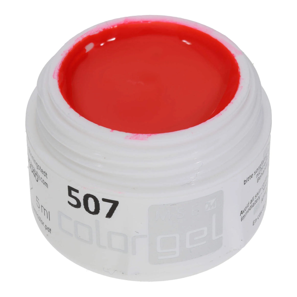 #507 < t5>remium-PURE Color Gel 5ml Neon Orange-Rot