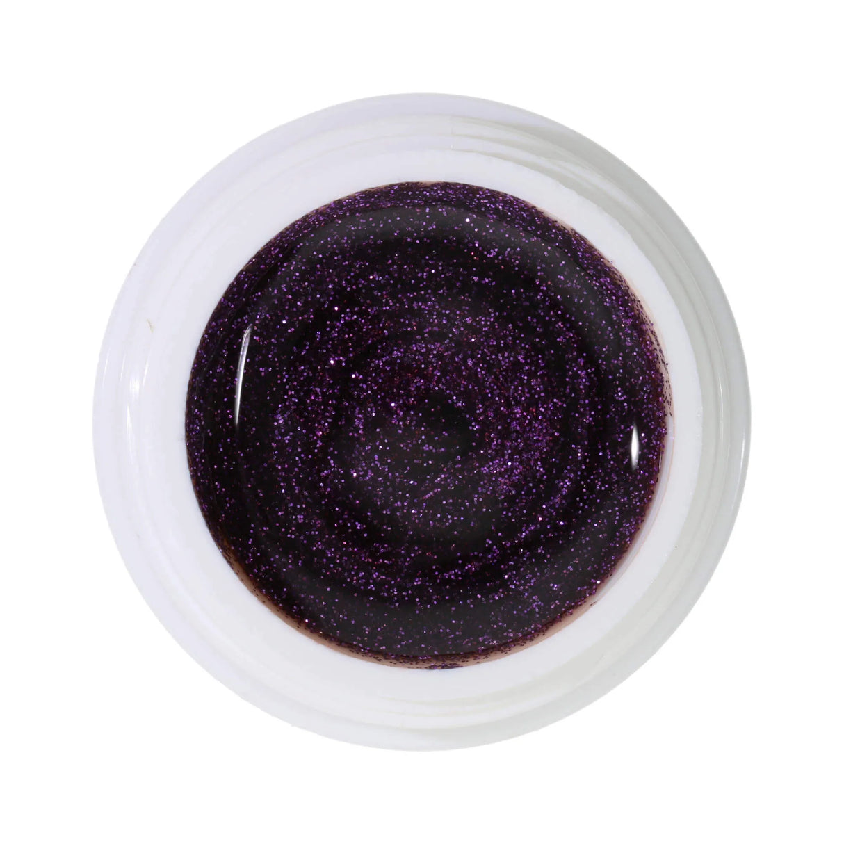 #551 << t44>5>remium-GLITTER Color Gel 5ml Gel Violett