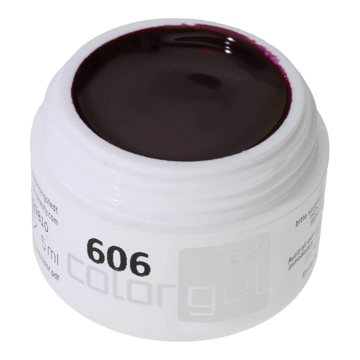 #606 < t5>remium-PURE Color Gel 5ml Rot