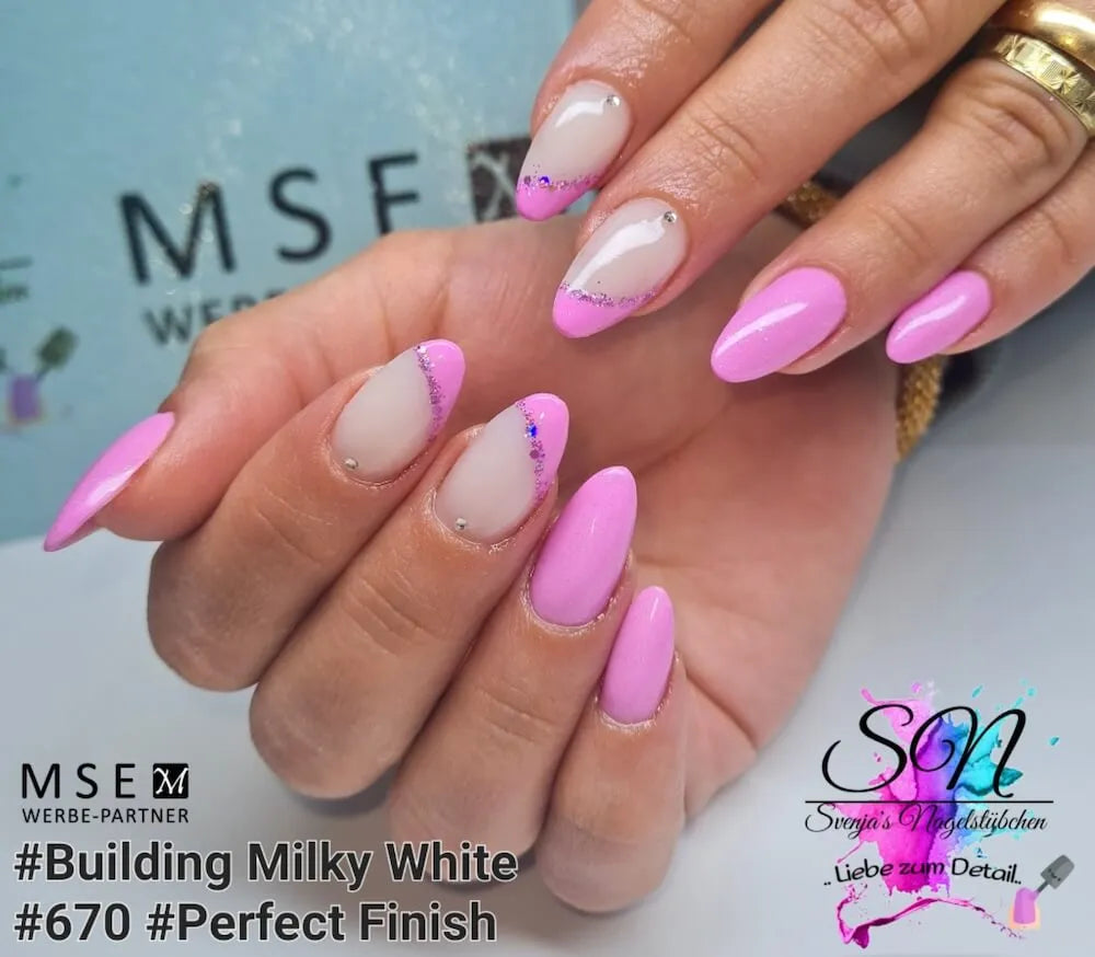 <<t33>0>SE-Gel 604: Aufbaugel milky white / Building milky white 50ml