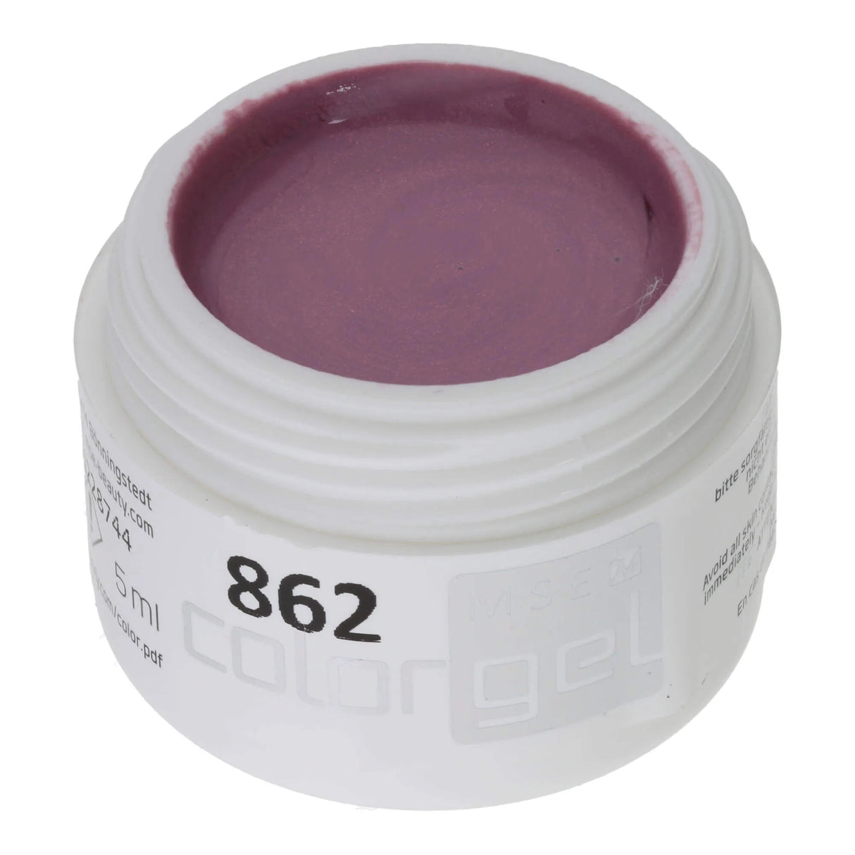 #862 < t5>remium-EFFEKT Color Gel 5ml Rosa leiter schimmer