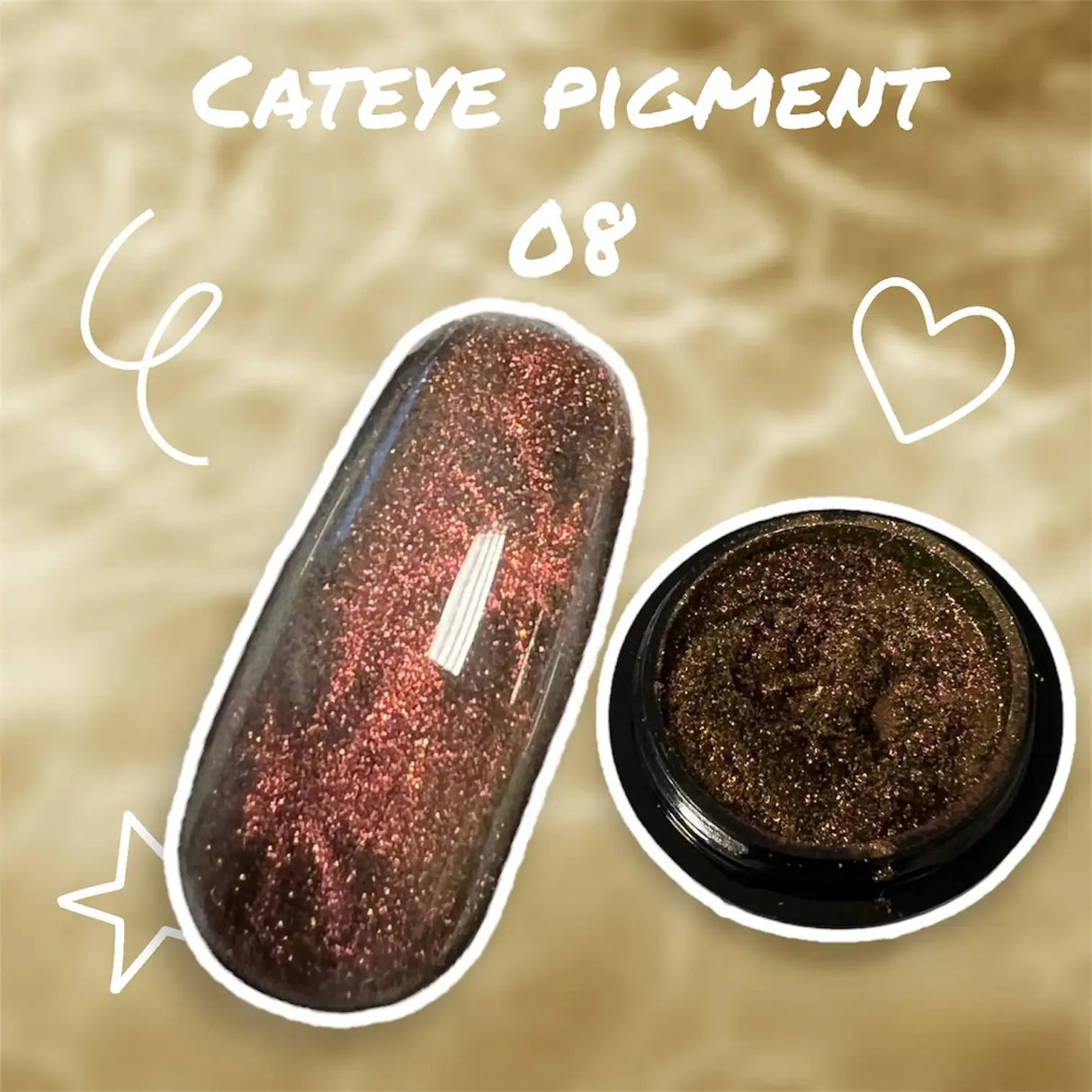 Pigmento Cat Eye 0,3 gr. 3D-84 #8