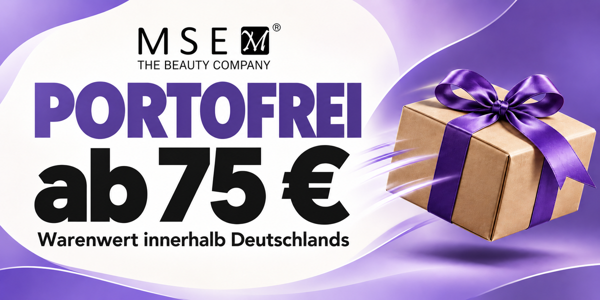 MSE The Beauty Company – Portofrei ab 75 Euro Warenwert innerhalb Deutschlands
