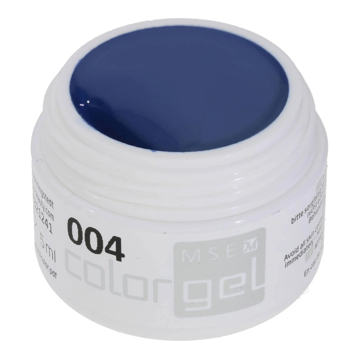#004 Premium-PURE Color Gel 5ml Jeansblau - MSE - The Beauty Company