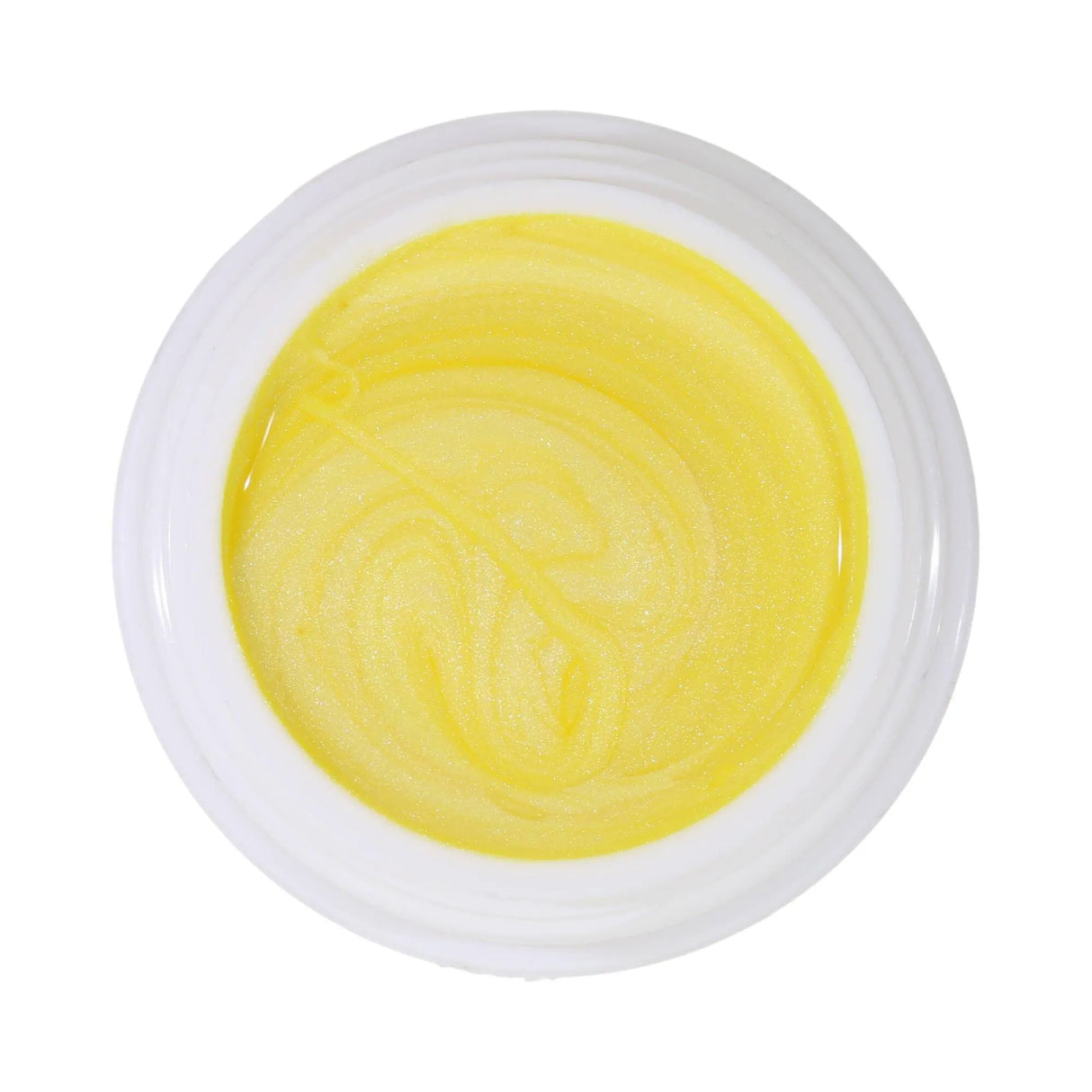 #032 Premium-EFFEKT Color Gel 5ml Gelb mit silbernem Perleffekt - MSE - The Beauty Company