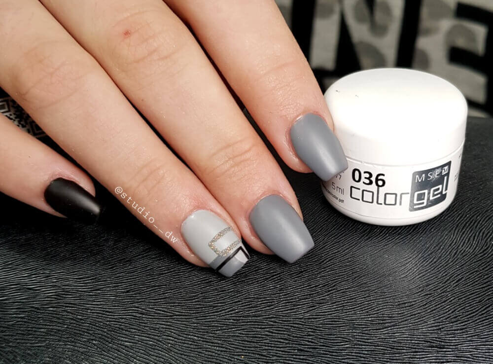 #036 Premium-PURE Color Gel 5ml Helles Steingrau - MSE - The Beauty Company