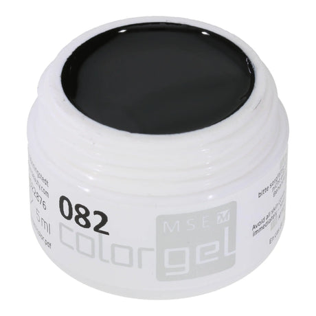 #082 Premium-PURE Color Gel 5ml Schwarz - MSE - The Beauty Company