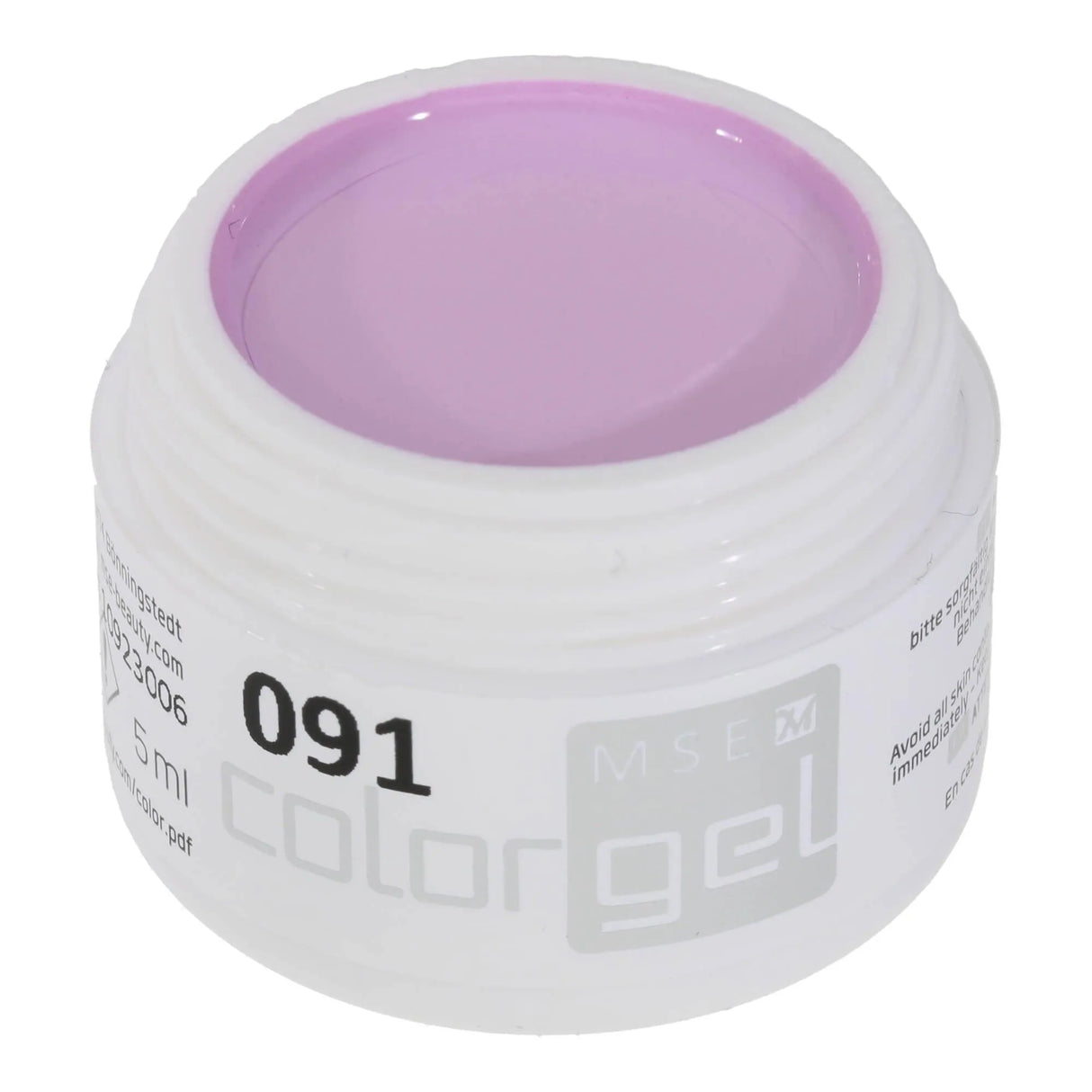 #091 Premium-PURE Color Gel 5ml Helles Pastellviolett - MSE - The Beauty Company