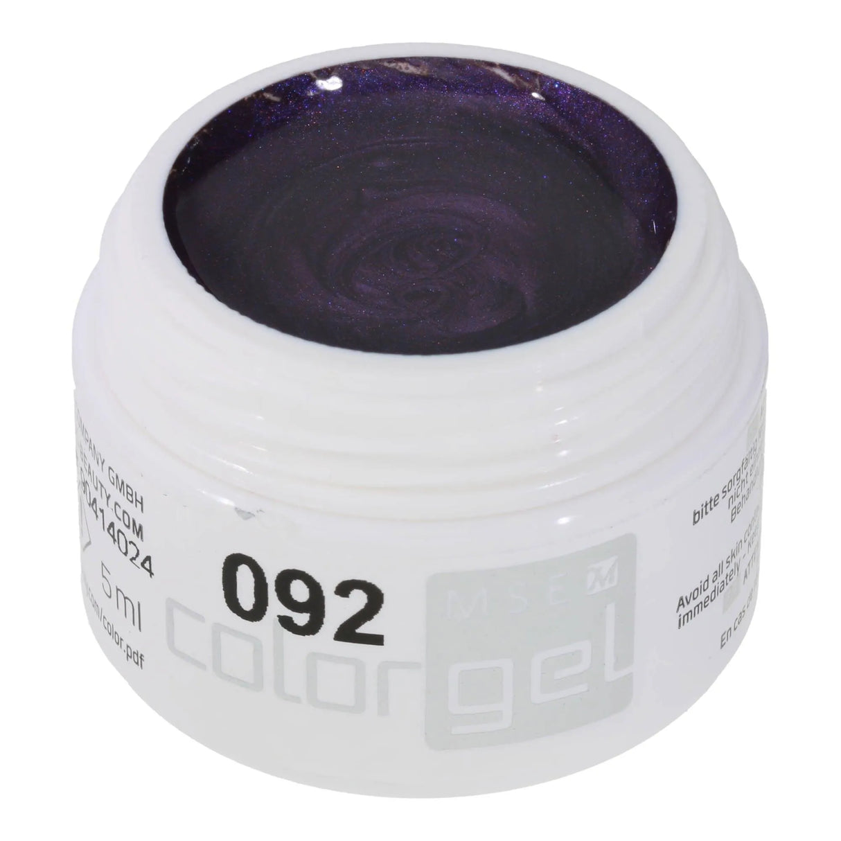 #092 Premium-EFFEKT Color Gel 5ml Dunkelviolett rot-blau changierend - MSE - The Beauty Company