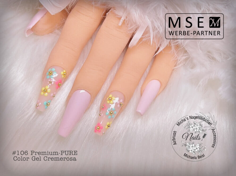 #106 Premium-PURE Color Gel 5ml Cremerosa - MSE - The Beauty Company