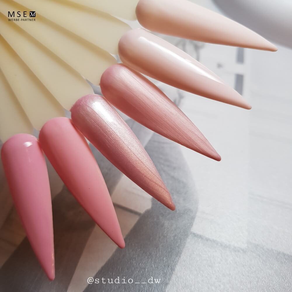 #109 Premium-EFFEKT Color Gel 5ml Blassrosa mit Perlglanz - MSE - The Beauty Company