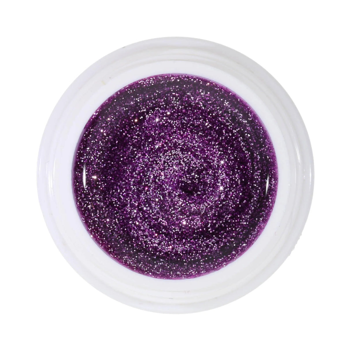 #112 Premium-GLITTER Color Gel 5ml Kräftiger Fliederton mit silbernem Glitter - MSE - The Beauty Company