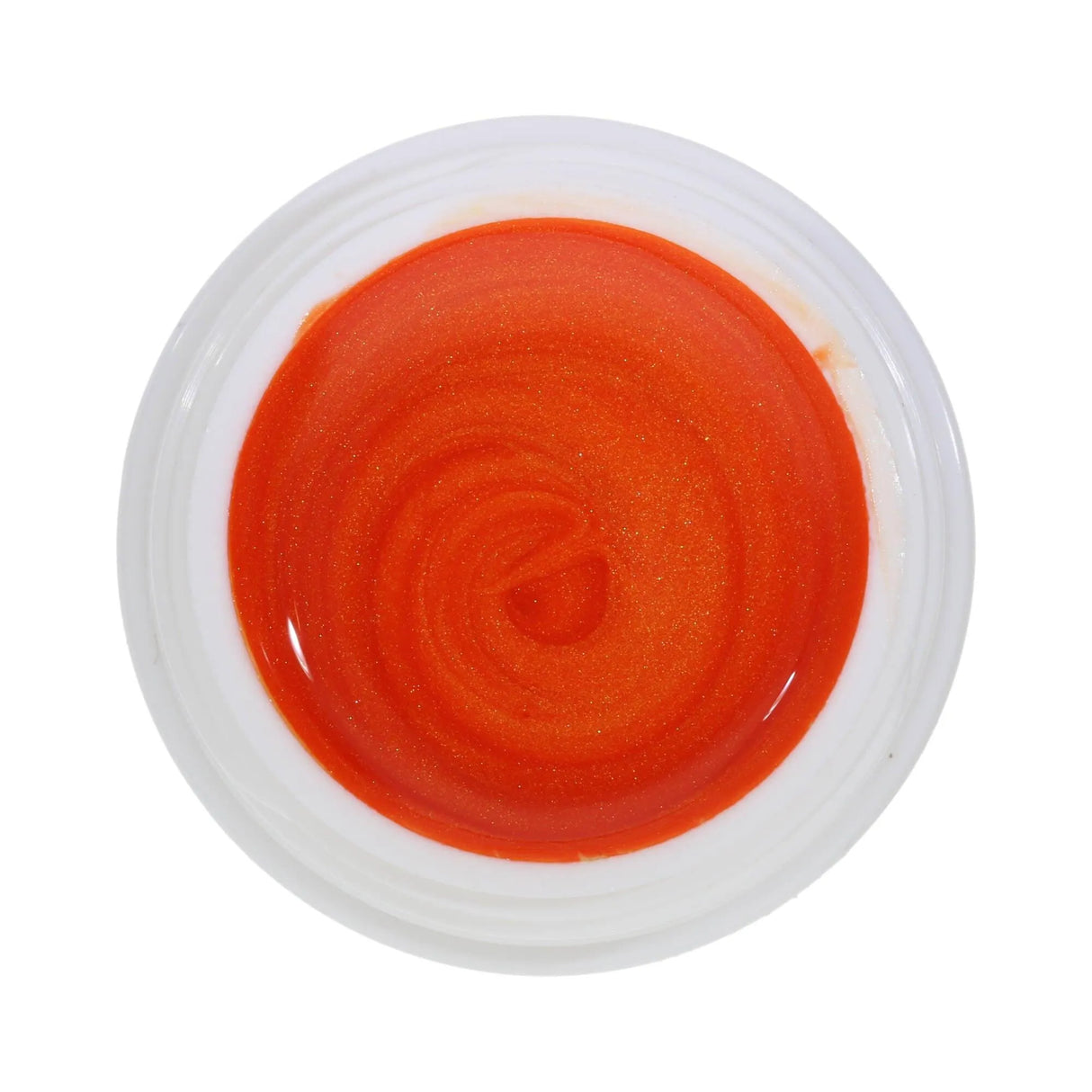 #168 Premium-EFFEKT Color Gel 5ml Leuchtendes Orange mit Goldeffekt - MSE - The Beauty Company