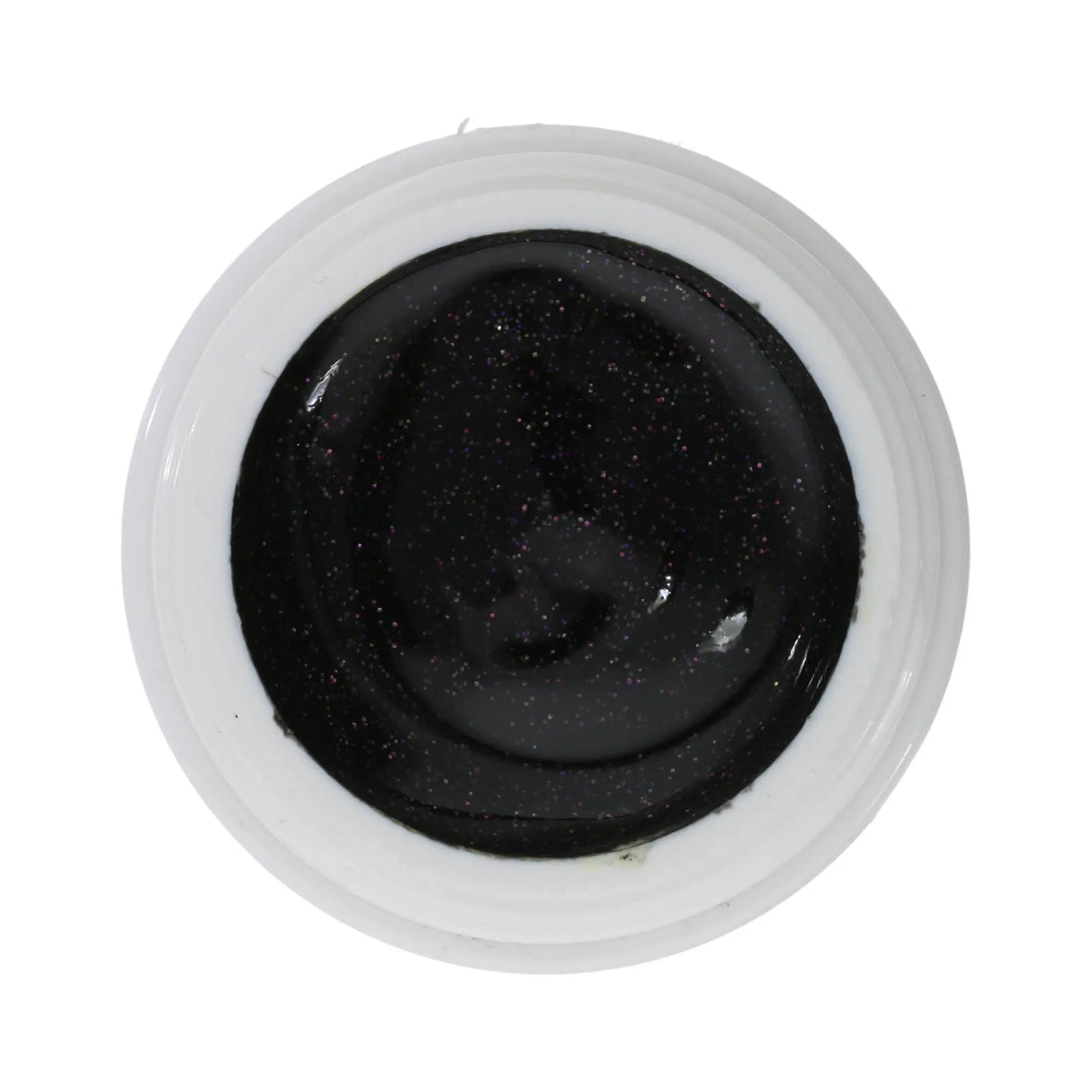 #170 Premium-GLITTER Color Gel 5ml Schwarz mit Multicolorglitter - MSE - The Beauty Company