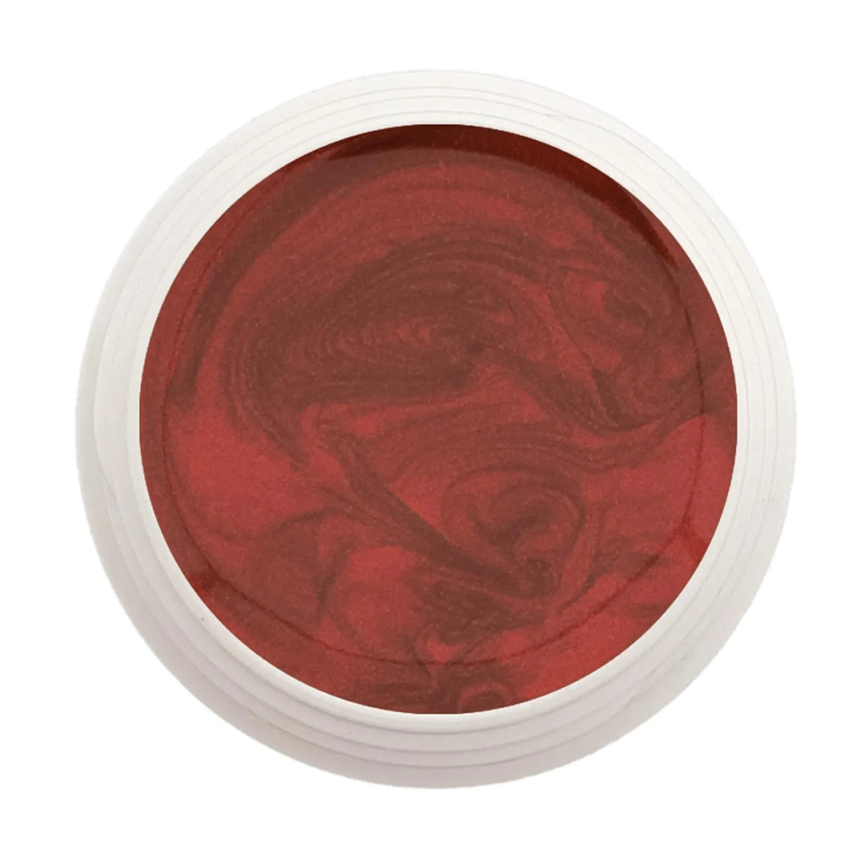 #190 Premium-EFFEKT Color Gel 5ml Dunkelrot mit dezentem rotem Perlglanz - MSE - The Beauty Company