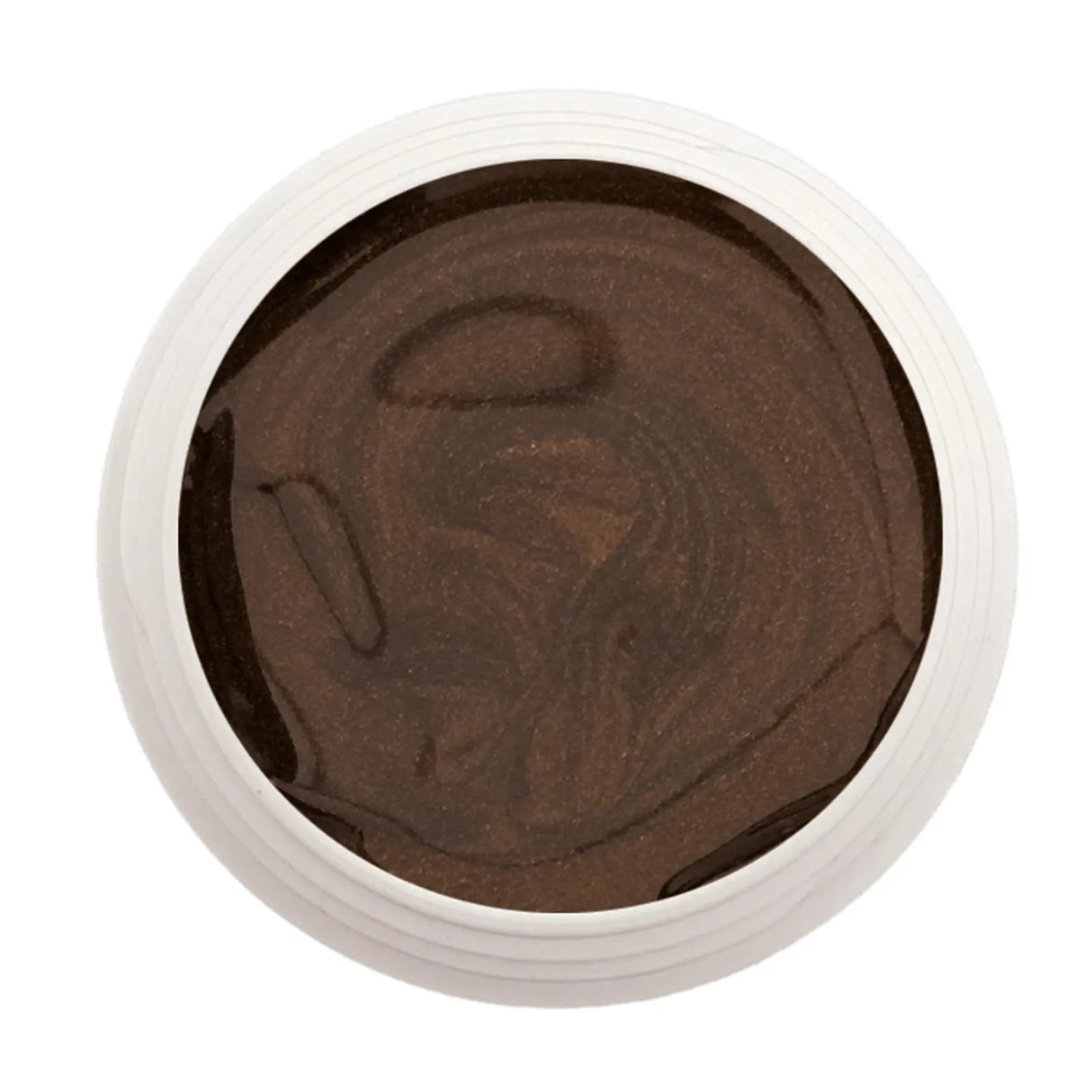 #208 Premium-EFFEKT Color Gel 5ml Dunkelbraun mit dezentem Goldschimmer - MSE - The Beauty Company