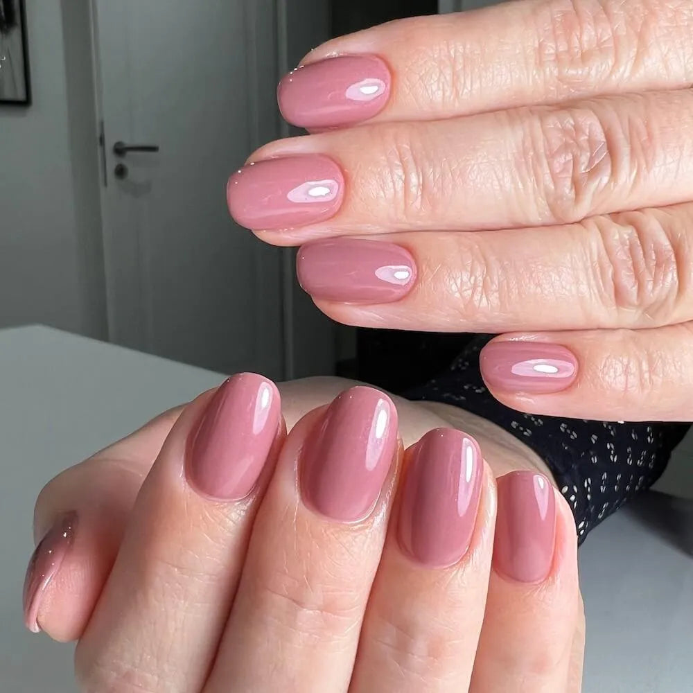 #306 Premium-EFFEKT Color Gel 5ml Braunviolett mit zartrosa Schimmer - MSE - The Beauty Company