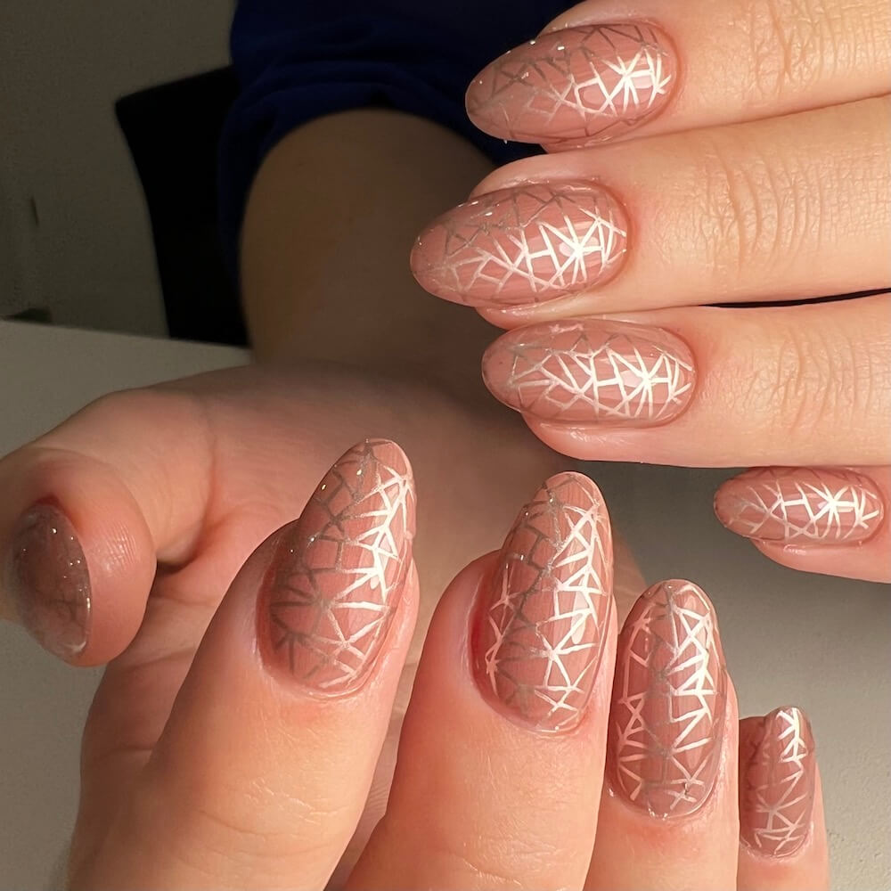 #418 Premium-EFFEKT Color Gel 5ml Schimmerndes Altrosa - MSE - The Beauty Company