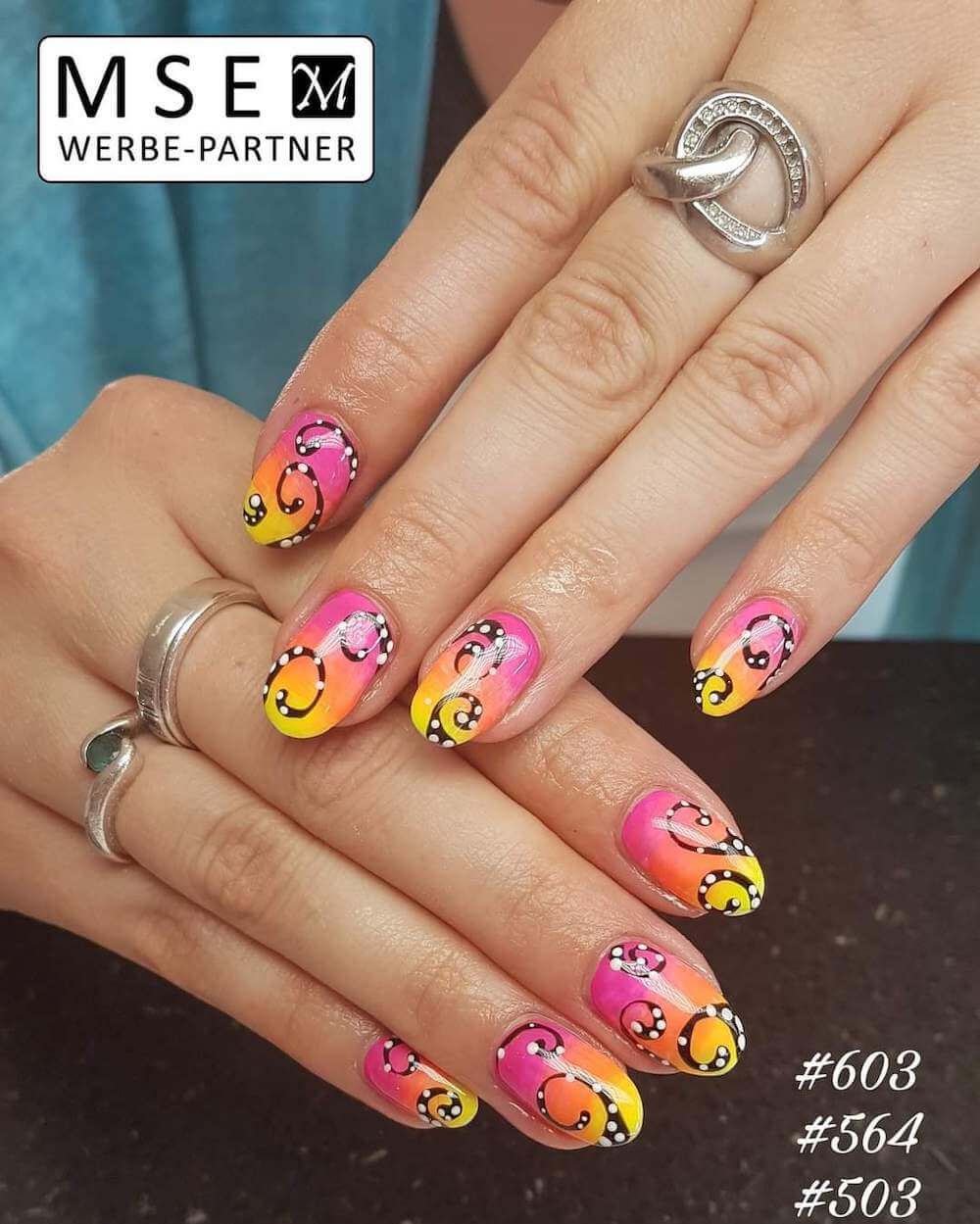 #564 Premium-DEKO Color Gel 5ml Neon NOT FOR COSMETIC USE - MSE - The Beauty Company