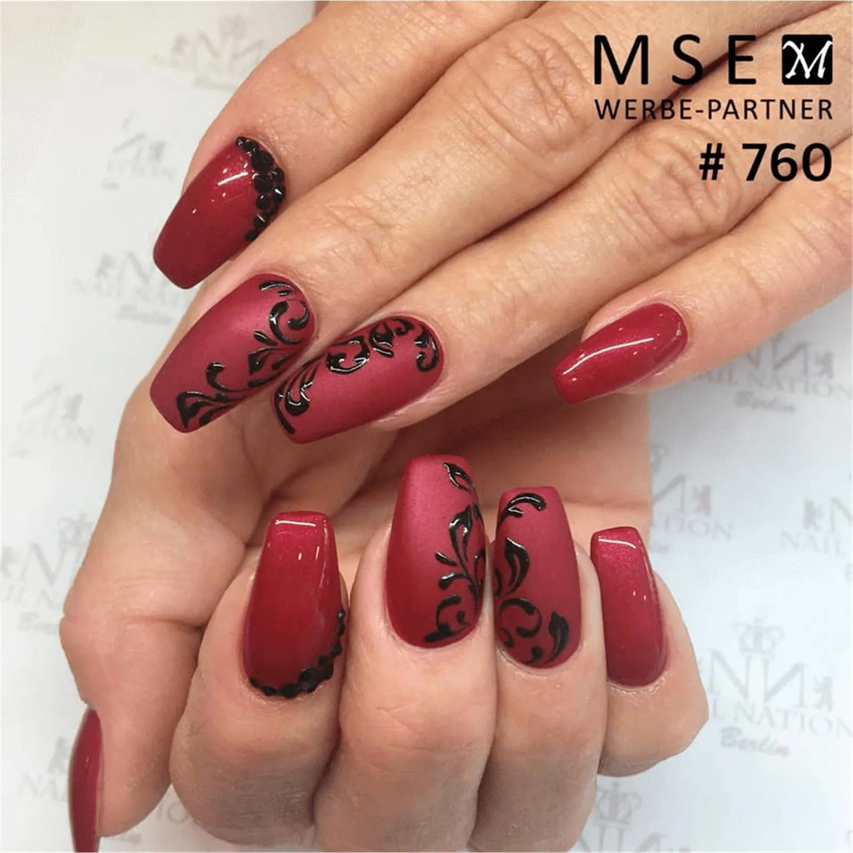 #760 Premium-EFFEKT Color Gel 5ml Rot - MSE - The Beauty Company