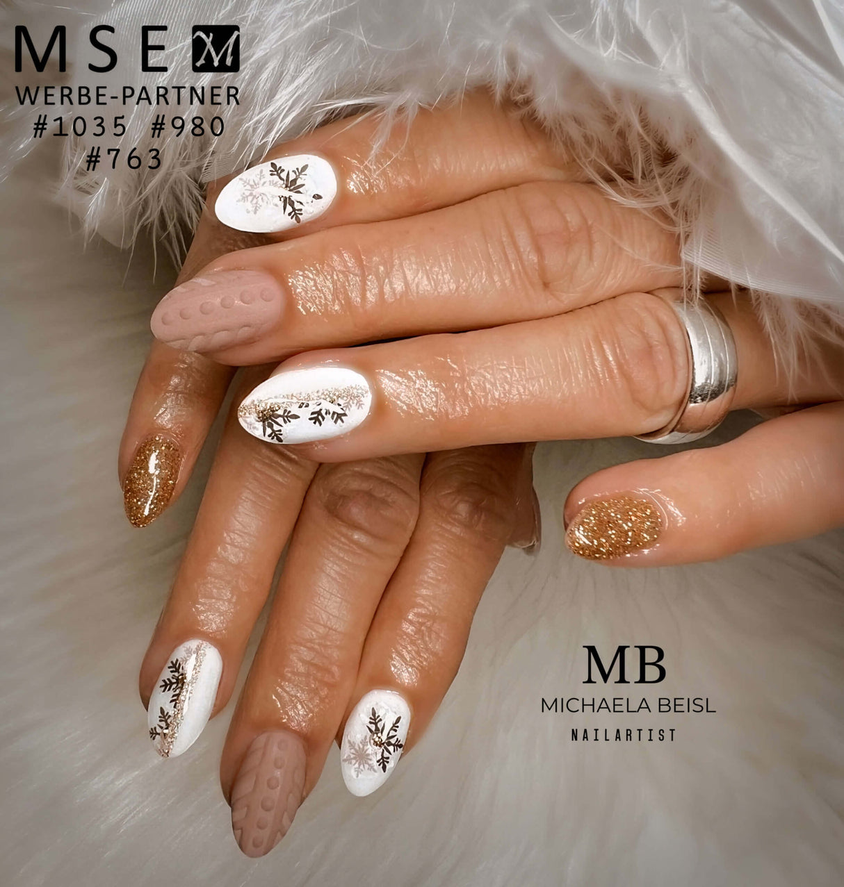 #763 Premium-GLITTER Color Gel 5ml Gold - MSE - The Beauty Company