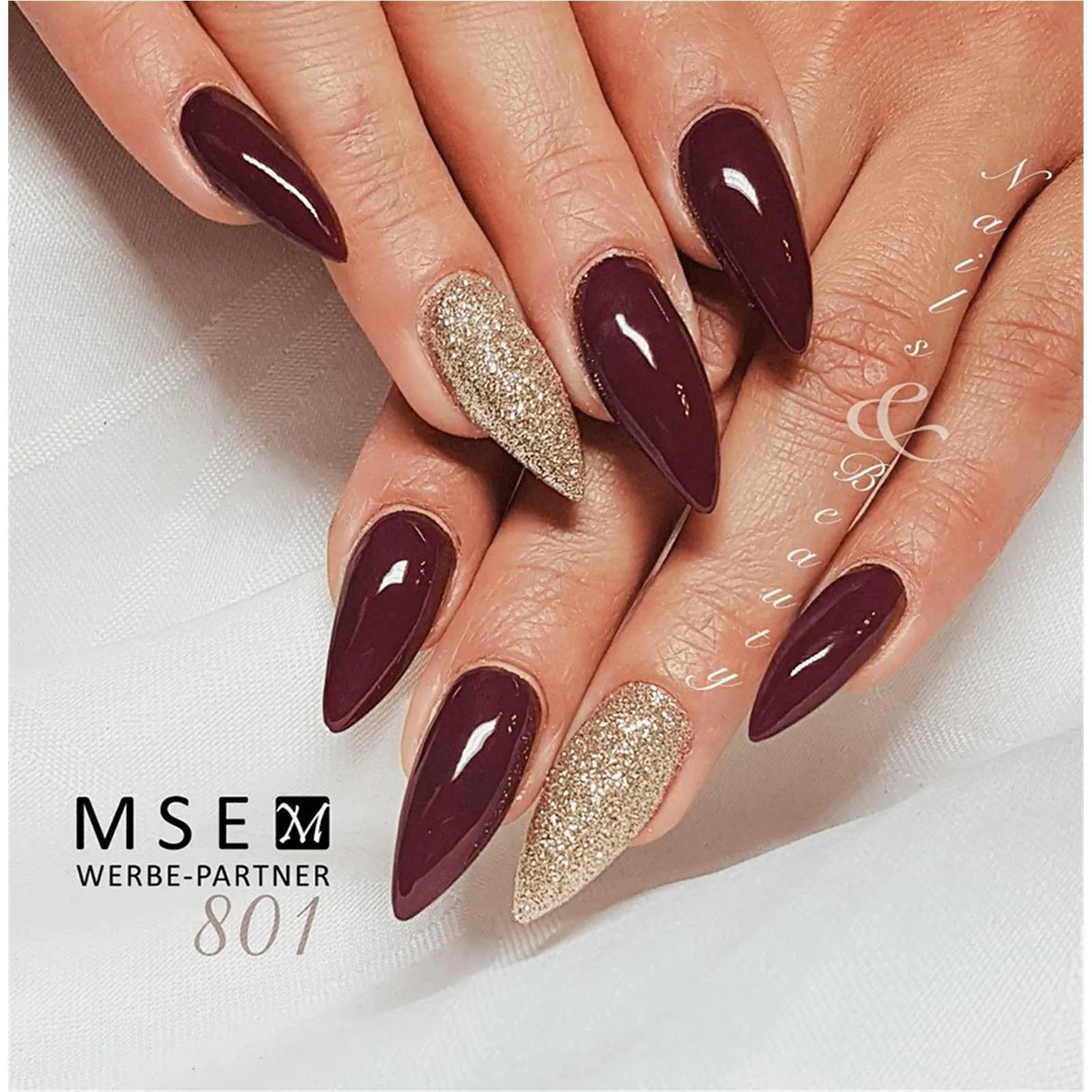 #801 Premium-PURE Color Gel 5ml Rot - MSE - The Beauty Company