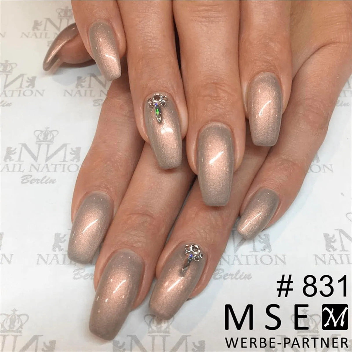 #831 Premium-EFFEKT Color Gel 5ml Rosa - MSE - The Beauty Company