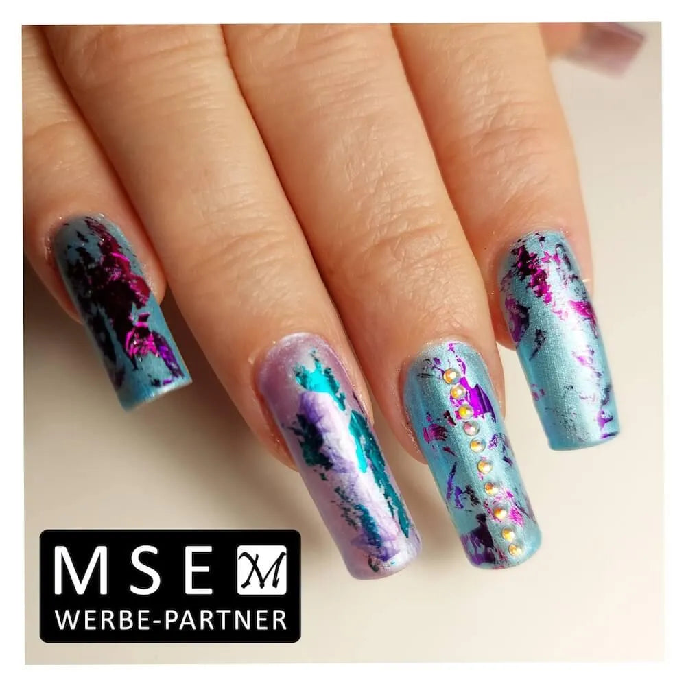 #P-07 Mother of Pearl EFFEKT Color Gel 5ml Blaugruen - MSE - The Beauty Company