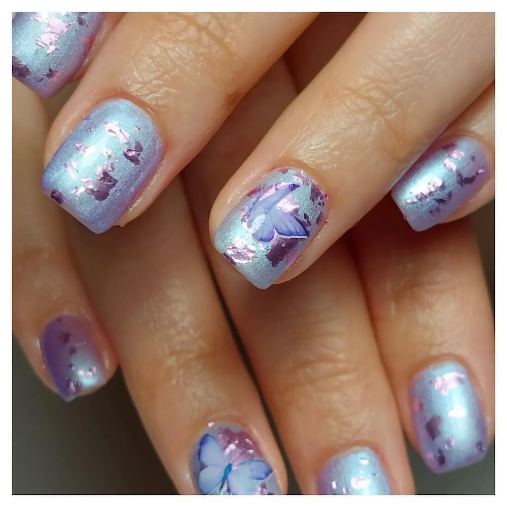 #P-14 Mother of Pearl EFFEKT Color Gel 5ml Violett - MSE - The Beauty Company