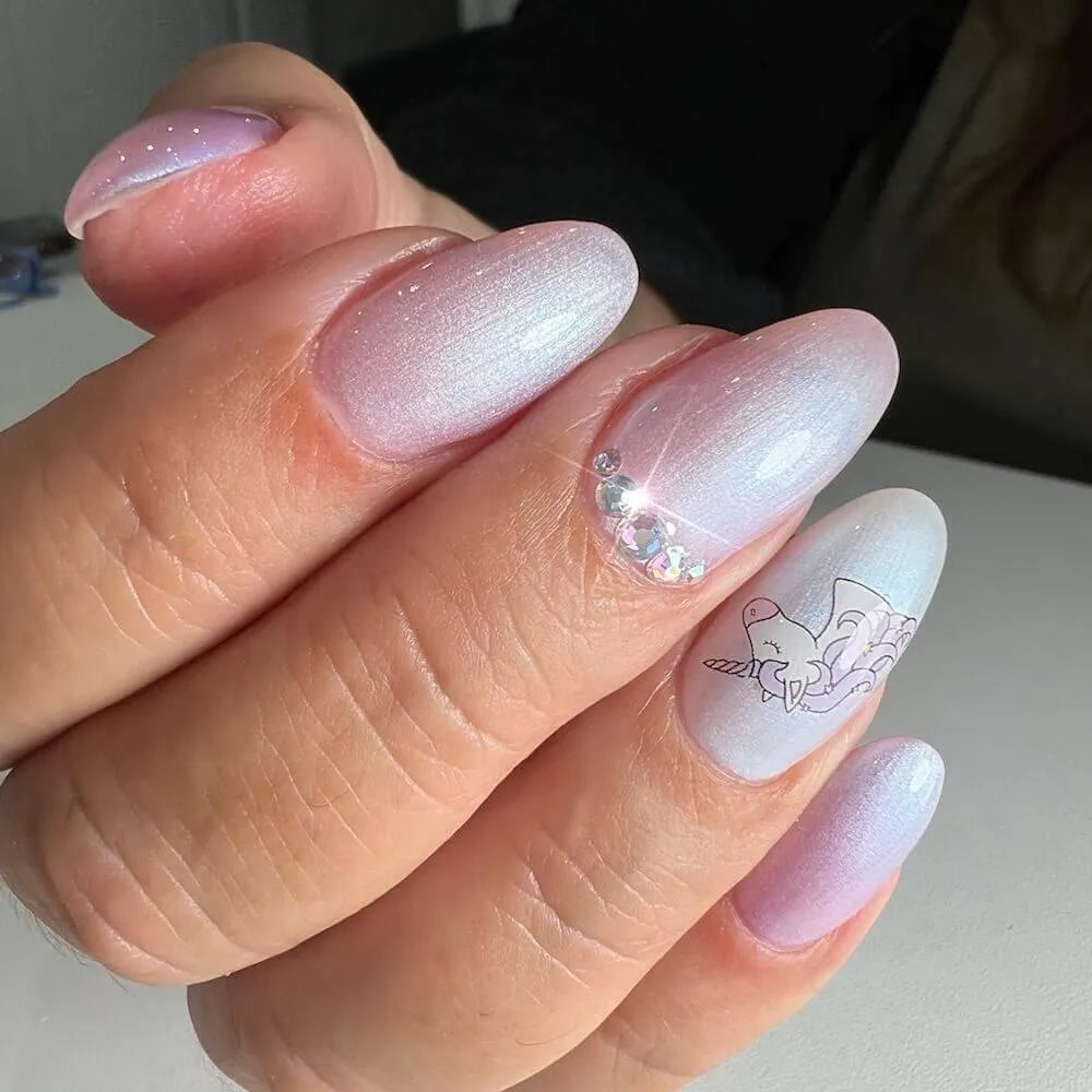 #P-25 Mother of Pearl EFFEKT Color Gel 5ml Rosa - MSE - The Beauty Company