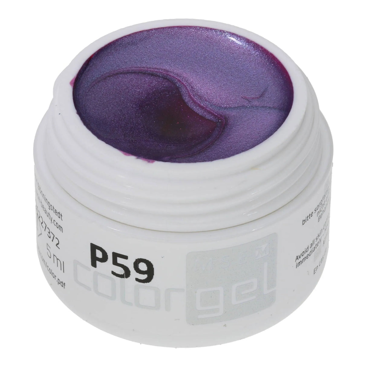 #P-59Mother of Pearl EFFEKT Color Gel 5ml Violett - MSE - The Beauty Company