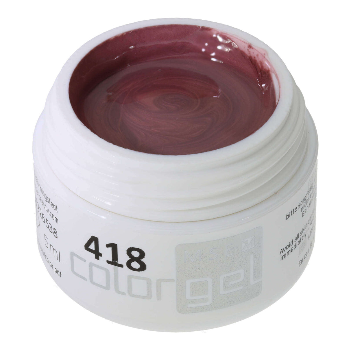# 418 Premium EFFECT Color Gel 5ml Shimmering old pink