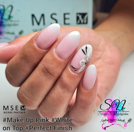 MSE Gel 504: White On Top Gel 15ml - MSE - The Beauty Company