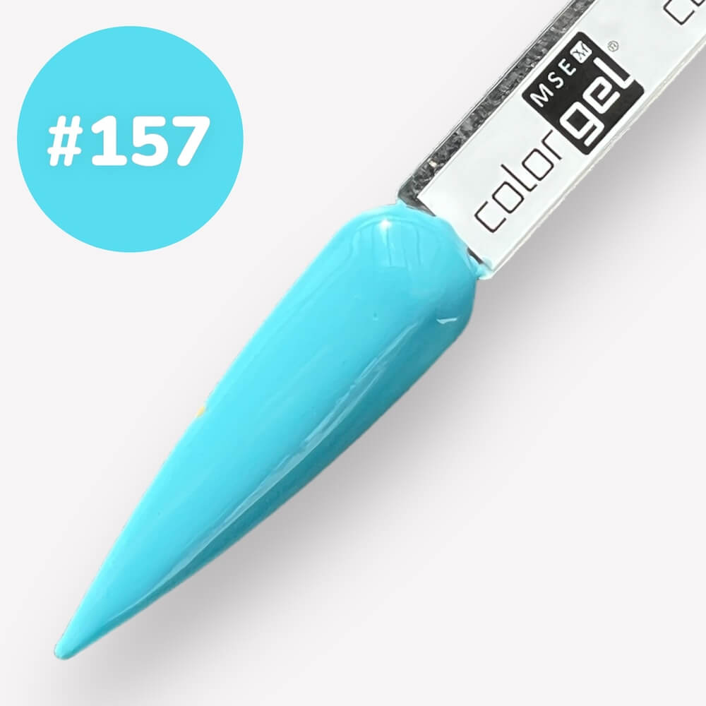 # 157 Gel màu Cao cấp-TINH KHIẾT 5ml Màu xanh lam-xanh lục nhạt mờ đục