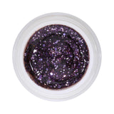 #272 Premium-GLITTER Color Gel 5ml Gel transparent avec des paillettes dans différentes nuances de violet