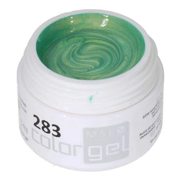 #283 Premium-EFFEKT Color Gel 5ml Helles Maigrün mit dezentem goldenem Perlglanz