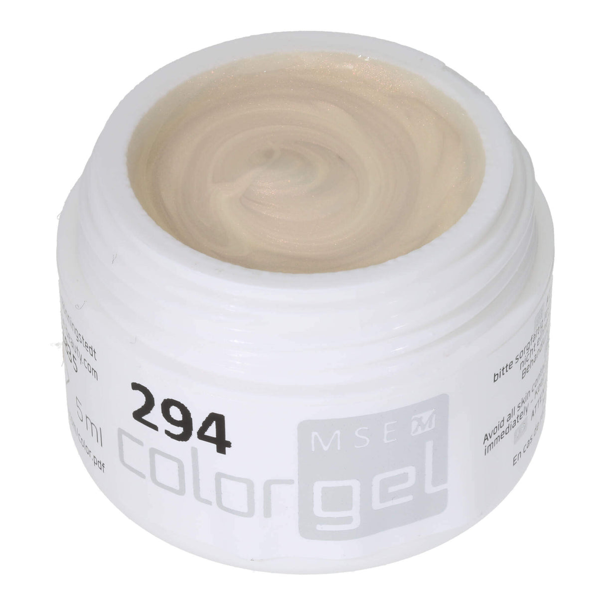 #294 Premium EFFECT Color Gel 5ml blanc aux reflets cuivrés