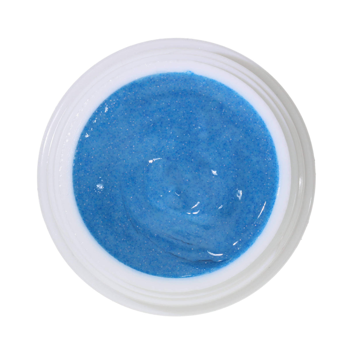 # 301 Premium GLITTER Color Gel 5ml Bleu caraïbe avec des paillettes vertes/bleues