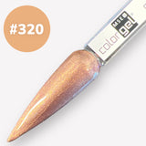# 320 Premium-EFFEKT Color Gel 5ml Ton or foncé avec un léger reflet violet